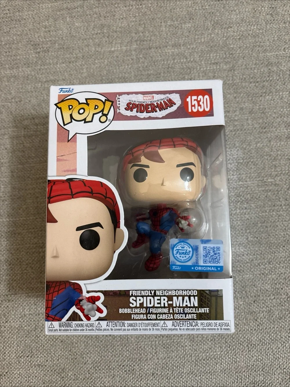 Funko Pop! Spider-Man Friendly Neighborhood - Red, Blue & Black